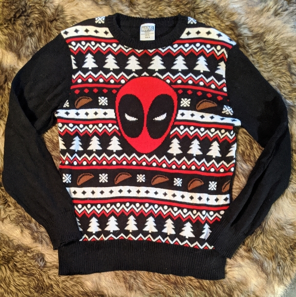 deadpool christmas pullover